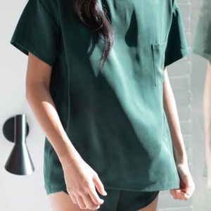 Lunya Washable Silk Tee Set